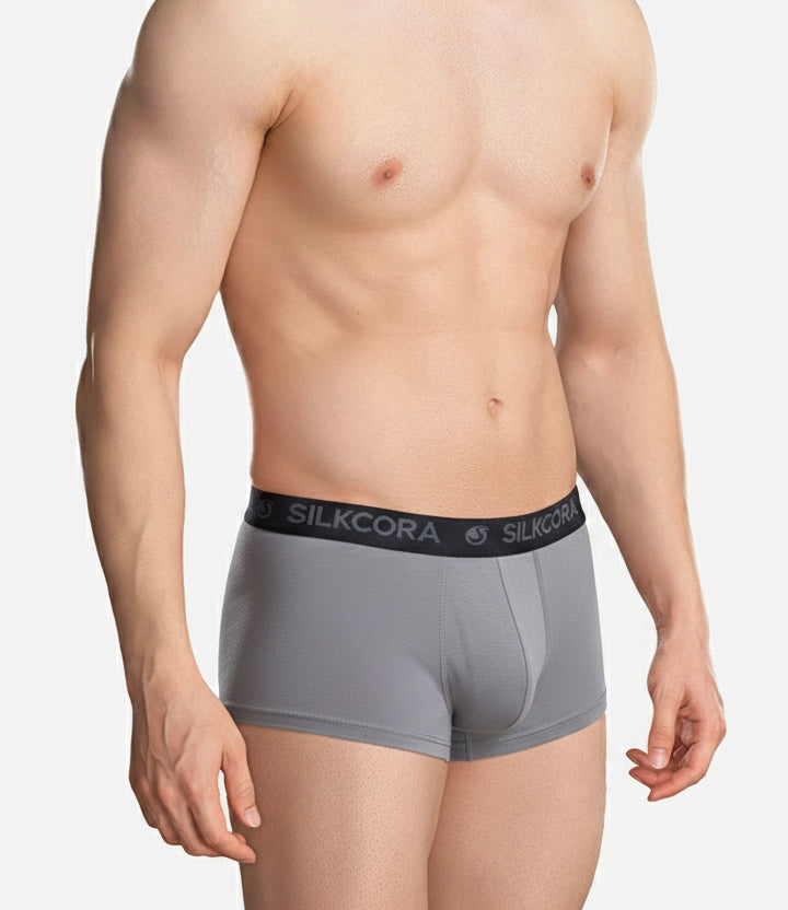 Silkcora boxer brief – soft fabric and premium waistband detail